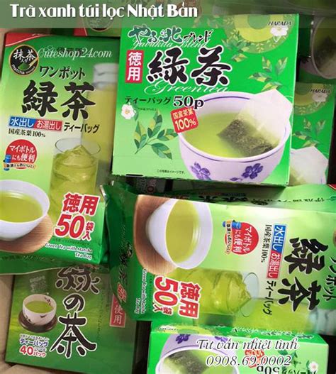 Cách pha trà sữa thái tại nhà. Trà xanh túi lọc Nhật Bản
