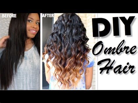 To achieve this effect, it is necessary to the usual options are a lighter shade of brown, a shade of red/auburn, or a shade of blonde.1 x research source. How To: Ombre Hair DIY - YouTube