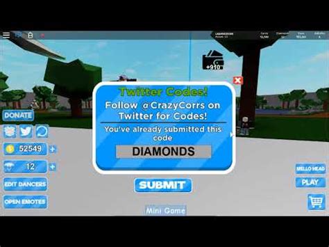 Razorfishgaming join my roblox group! All New Codes Roblox Giant Dance Off Simulator Youtube ...