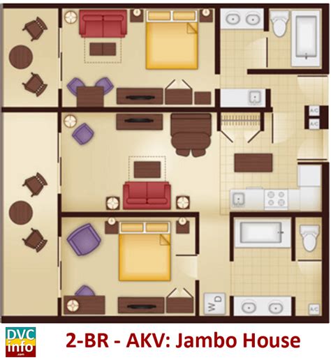 Jambo House 1 Bedroom Villa Floor Plan Solution By Surferpix