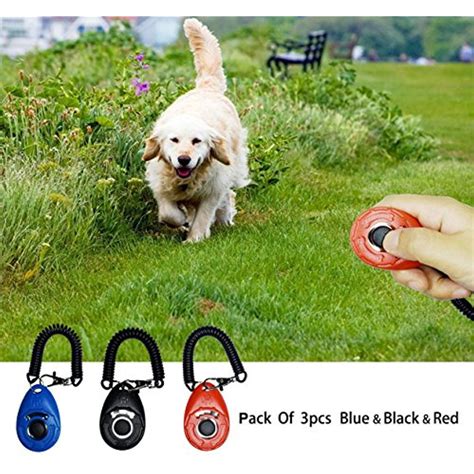 Dog Training Clickerpet Training Clicker With Wrist Strapblack Blue