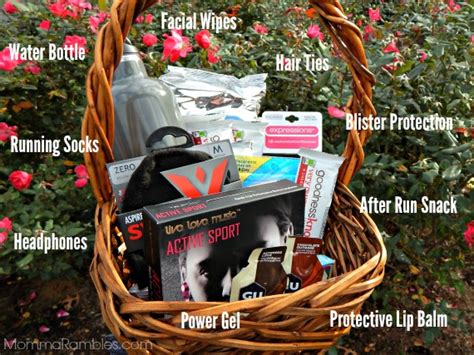 What is a good gift for a runner. Create a Runner Gift Basket with goodnessknows® snack ...