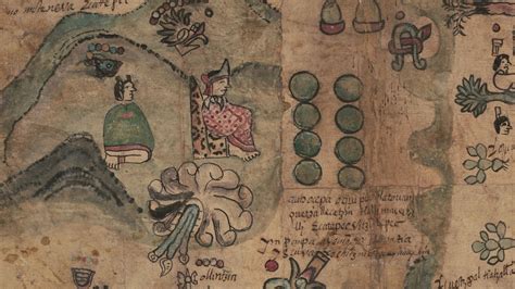 Rare Aztec Map Reveals A Glimpse Of Life In 1500s Mexico