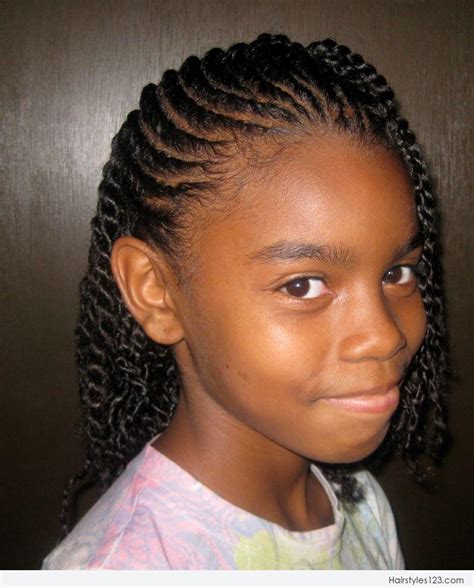 The twisted braids in a bun takes you back to your african roots. Black Kids Hairstyles - Page 16