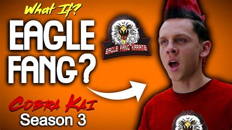 what if hawk joined eagle fang cobra kai season 3 youtube