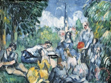 Paul Cezanne Dejeuner Sur L Herbe Painting Dejeuner Sur L