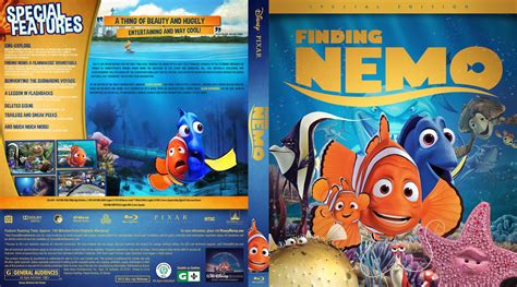 Finding Nemo Bluray Cover - Cover Addict - DVD and Bluray Covers