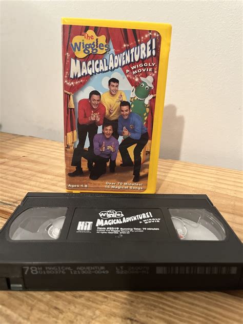 The Wiggles Magical Adventure A Wiggly Movie Vhs Video Tape With 16