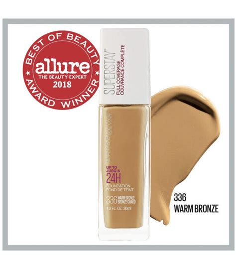 Maybelline Super Stay Full Coverage Liquid Foundation Makeup Warm