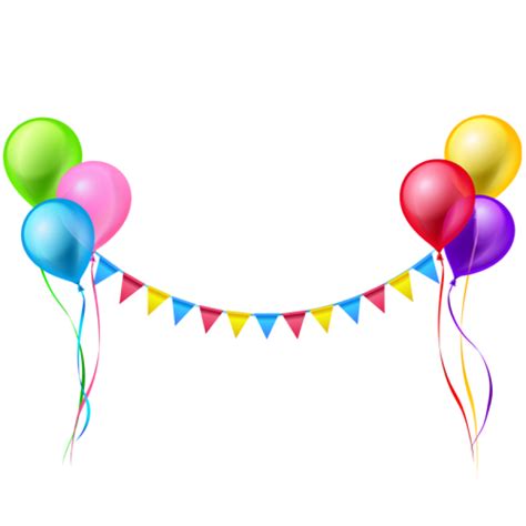 Think of some happy message to write on the inside of this card and while you're at it add some more balloon designs too. Balloon Garland PNG Image - PurePNG | Free transparent CC0 ...