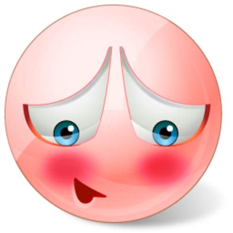 Blushing Face Clipart Image