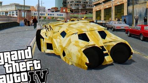 Grand Theft Auto Iv The Tumbler Batman Batmobile Youtube