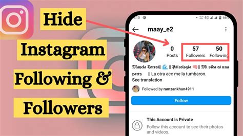 How To Hide Followers Following List On Instagram Instagram