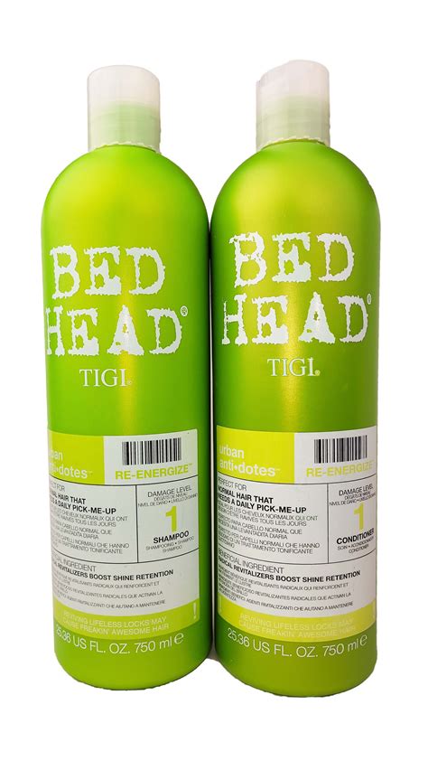 Tigi Bed Head Urban Anti Dotes Re Energize Shampoo Oz Tigi Bed