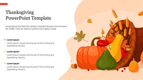 Colorful Thanksgiving Powerpoint Template Free Download
