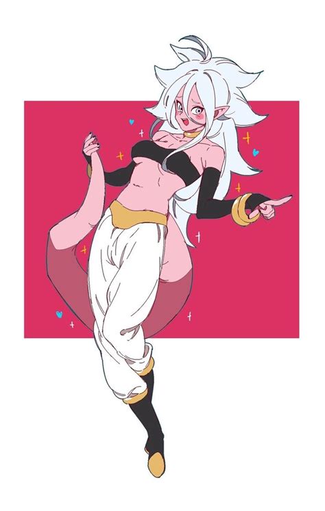 Majin Androide 21 Anime Dragon Ball Super Dragon Ball Artwork Anime Dragon Ball