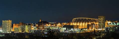 Syracuse Skyline And Carrier Dome By Rod Best