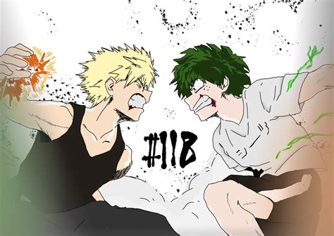 Deku X Bakugou Fight Ashanoto Illustrations Art Street