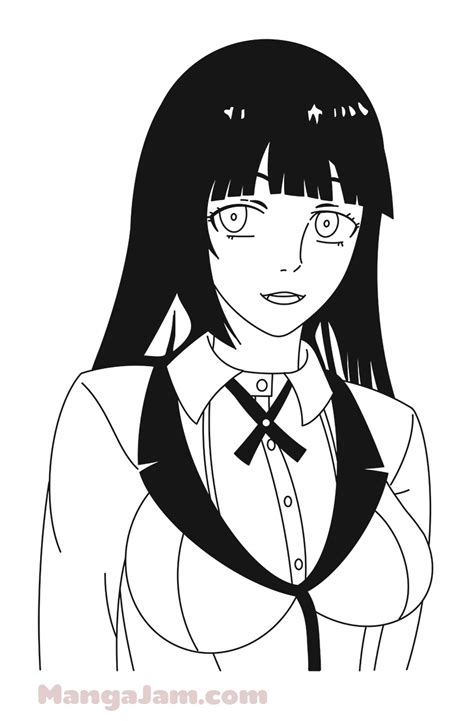 How To Draw Yumeko Jabami From Kakegurui Manga