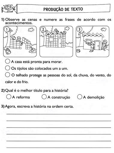 30 Atividades De Produção De Texto 2º Ano Ensino Fundamental Para