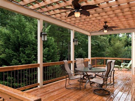 The house neutral should be connected straight to outer contact of light bulb socket and to any of motor leads. Outdoor Deck Ceiling Fans • Decks Ideas