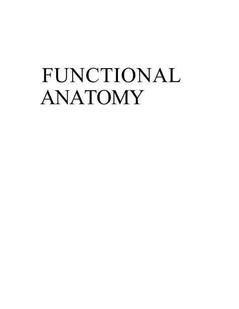 Solution Functional Anatomy Musculoskeletal Anatomy Kinesiology And Palpation For Manual