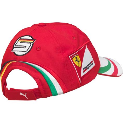 Buy Puma Mens F1 Ferrari Racing Vettel Cap Rosso Corsa