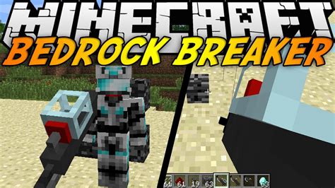 Minecraft pe mods & addons. Minecraft Mods: BEDROCK BREAKER MOD (1.6.4) - YouTube