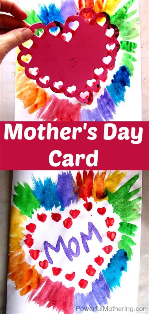 Make a magical unicorn printable mother's day card to show mom how extra special she is! Simple Mother's Day Card