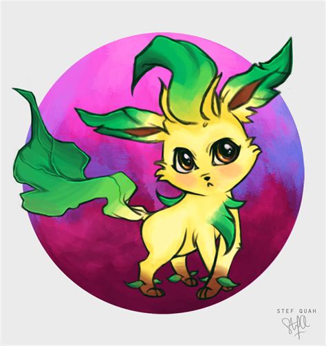 Leafeon By Li Jean On Deviantart