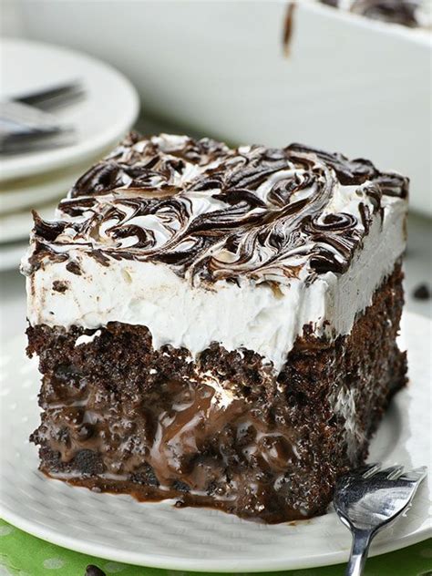Marshmallow Chocolate Poke Cake Recipe Cake Recipes Chocolate