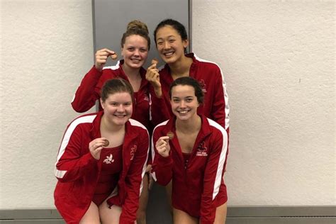 Girls Swim And Dive Team Get 6th At Varsity Championship Meet The