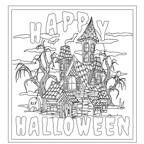 20 Halloween Coloring Pages Pdf Png Free And Premium Templates Images