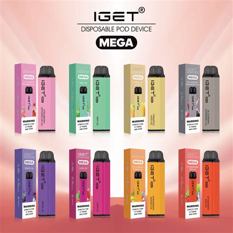 Mini Style Iget Mega Pod Vape Juice Ecig Disposable Vape 3000 Puffs