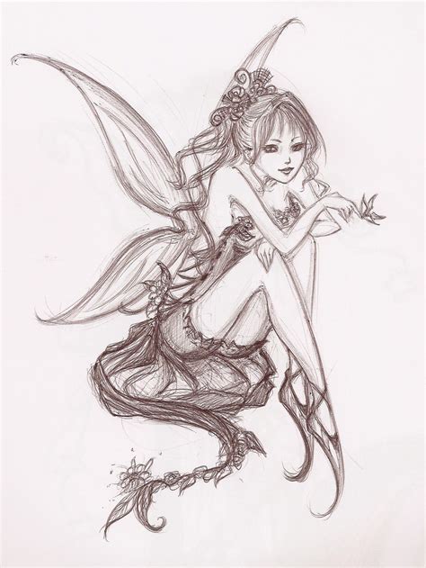 Flower Fairy Art 020912 Fairy Drawings Fairy Tattoo Fairy Tattoo
