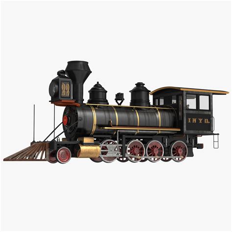 Steam Train Locomotive 3 Modelo 3d Modelo 3d 79 C4d Ma Max Obj