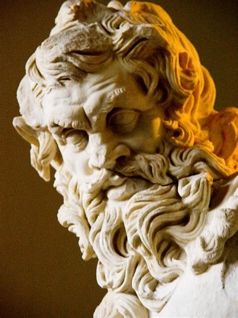 Majestic Head Of Zeus At Museum Of Archeology Antalya Turkey