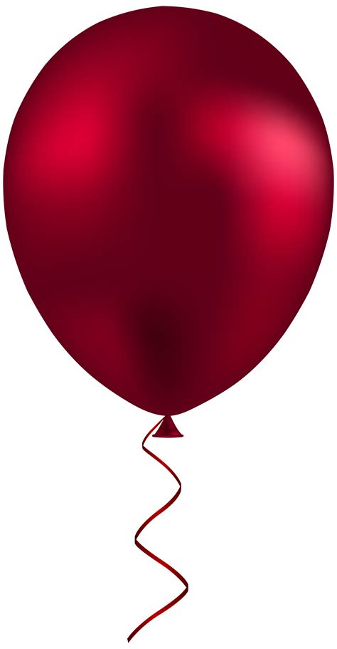 Pretty Looking Red Balloon Clipart Clip Art At Clker Balloon Clip