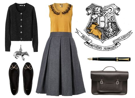 Super Cute Hufflepuffs Ftw Harry Potter Outfits Hufflepuff Outfit