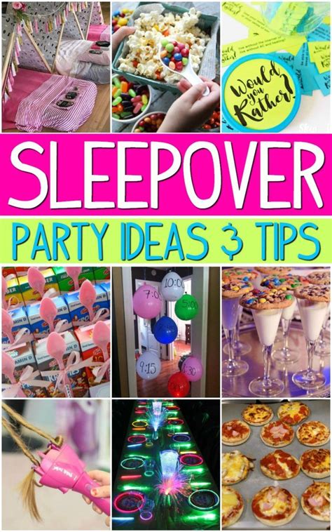 Sleepover Ideas For The Girls Slumber Party Birthday Slumber Party Games Birthday Sleepover