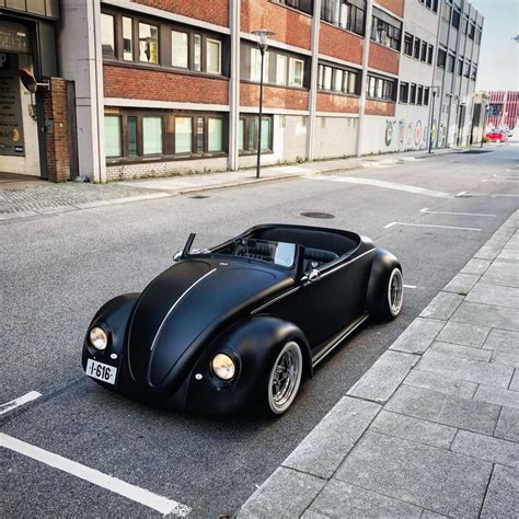 This Guy Transformed A 1961 Vw Beetle Deluxe Into A Black Matte