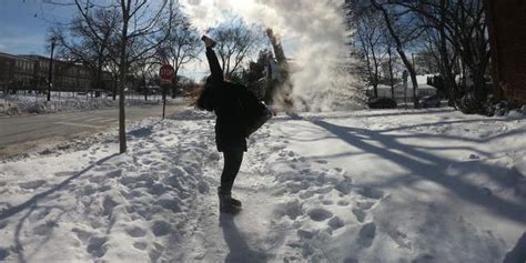 Polar Vortex Boiling Water Challenge Goes Viral In Midwest Amid