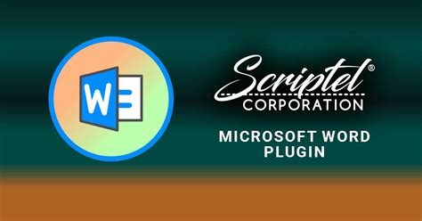 Microsoft Word Add On Microsoft Word Plugin Scriptel