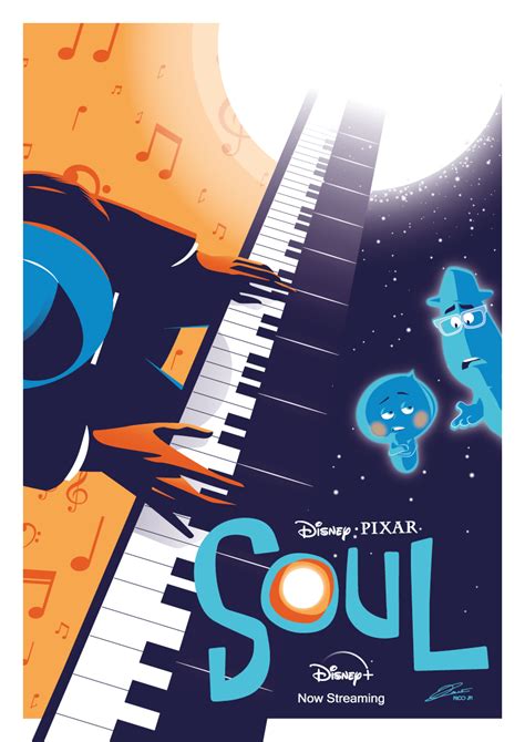 Pixar Soul Poster Art Rico Jr Posterspy Pixar Poster Disney