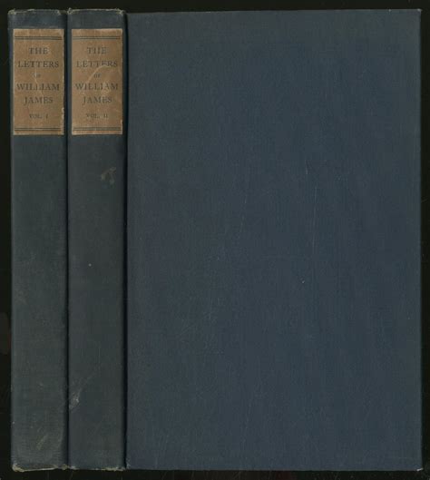 The Letters Of William James In Two Volumes By James Henry Edited By