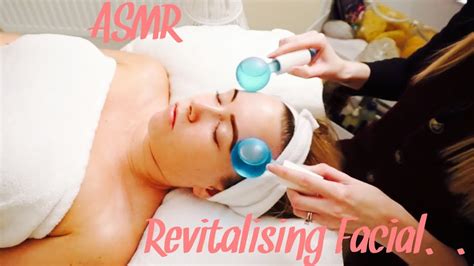 Asmr Revitalising Facial With Ice Globes Tapping Head And Face Massage