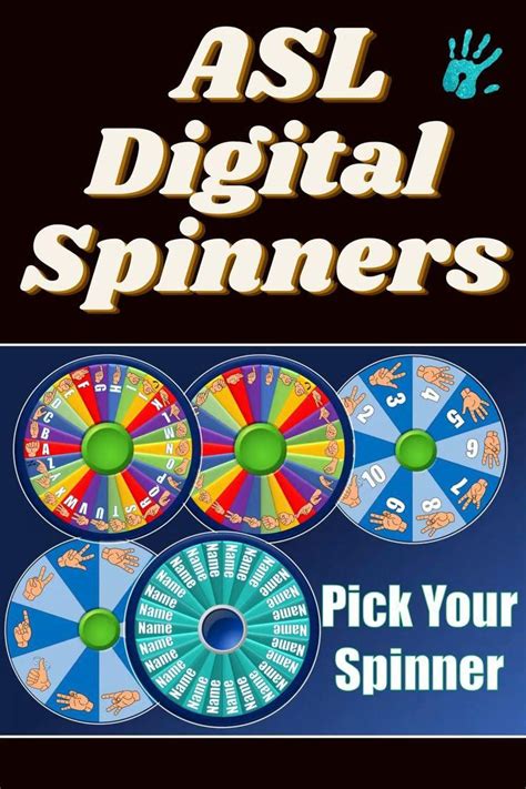 Asl Powerpoint Digital Spinners Video Video Teacher Introduction