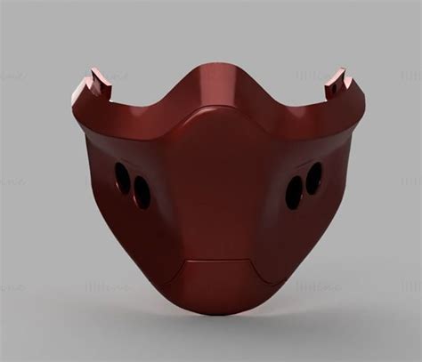 Red Hood Mask 3d Model Ready To Print Stl