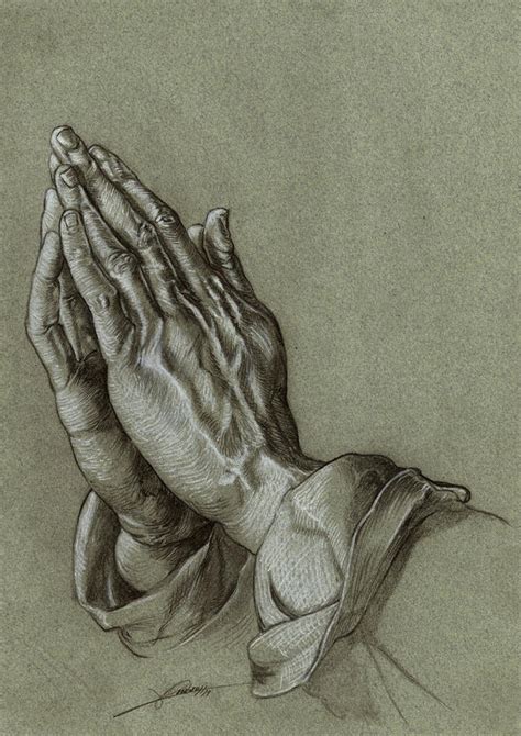 The Praying Hands By Ambr0 On Deviantart