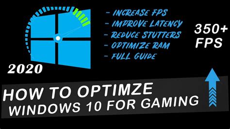 How To Optimize Windows 10 For Gaming And Performance Youtube